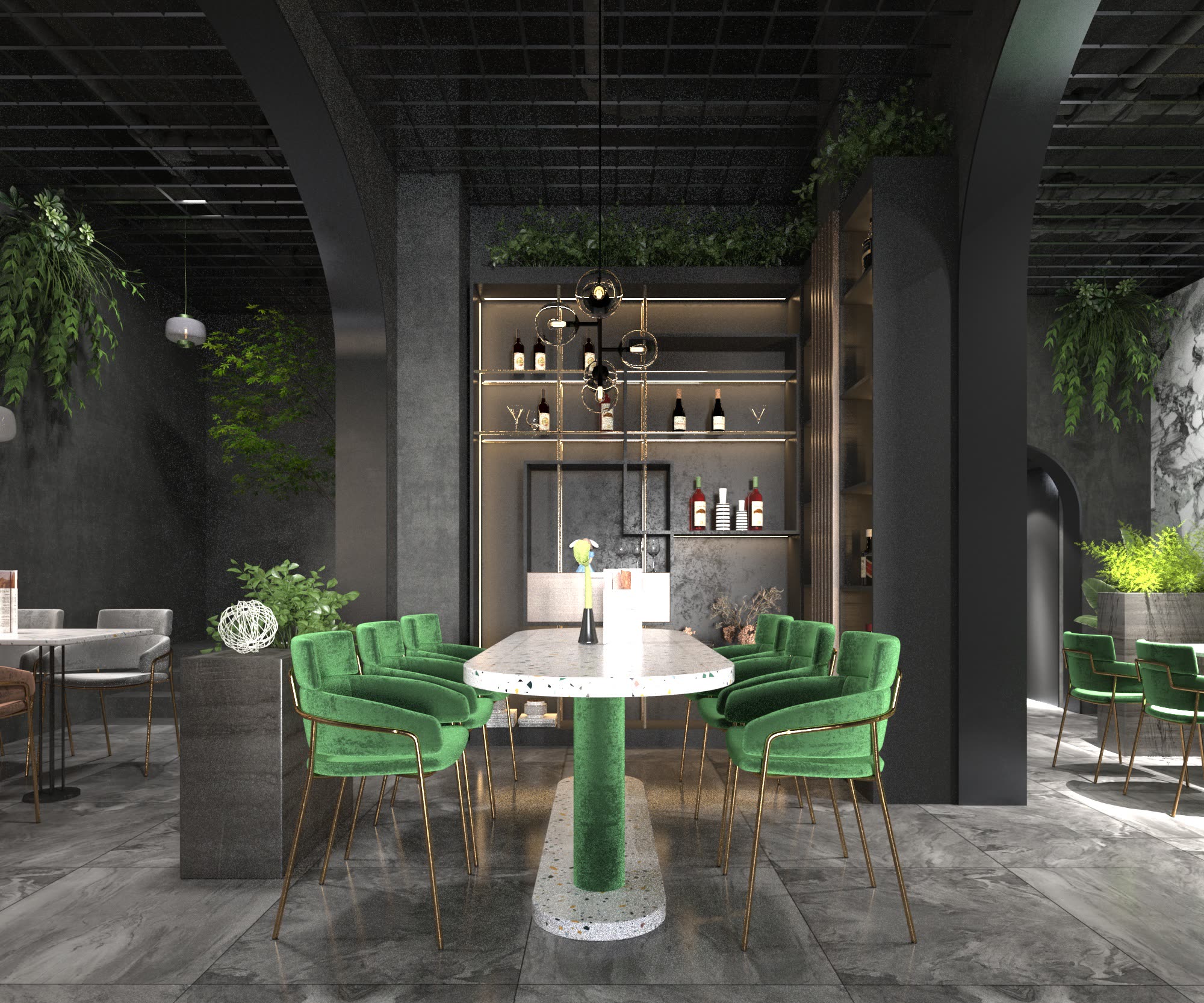 Private villa lobby fit-out, ready for handover
